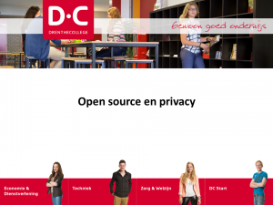 Open source en privacy